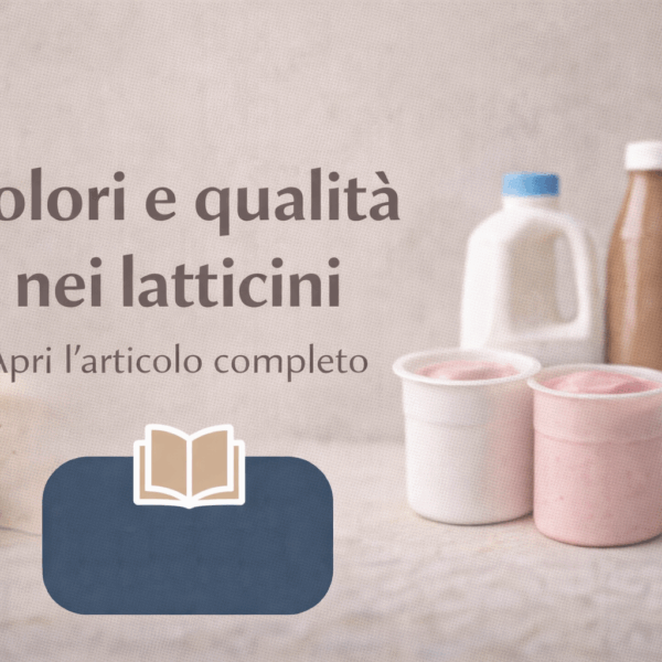 Colori e qualità nei latticini: il dettaglio che rafforza il valore di un prodotto