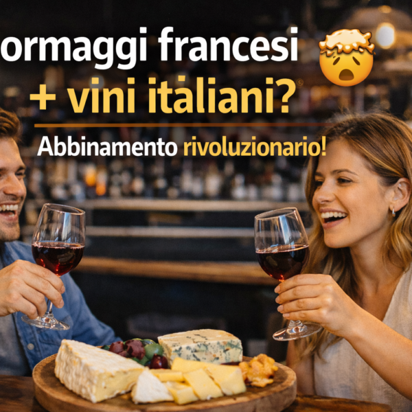 Formaggi francesi e vini italiani: i nuovi abbinamenti