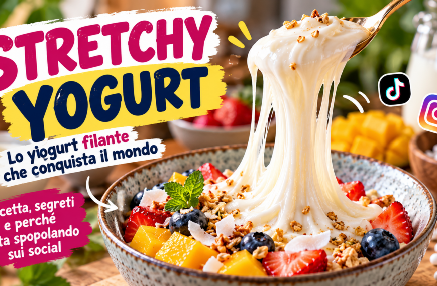 Stretchy yogurt: lo yogurt che sfida la gravità!🥛